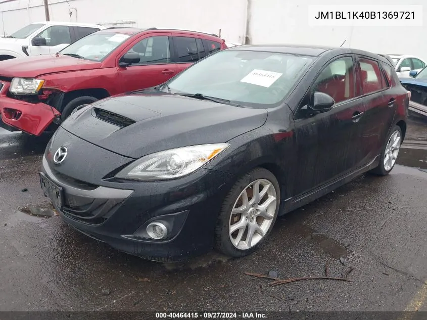 JM1BL1K40B1369721 2011 Mazda Mazdaspeed3 Sport