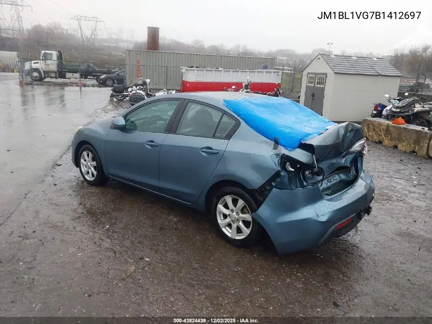 JM1BL1VG7B1412697 2011 Mazda Mazda3 I Touring