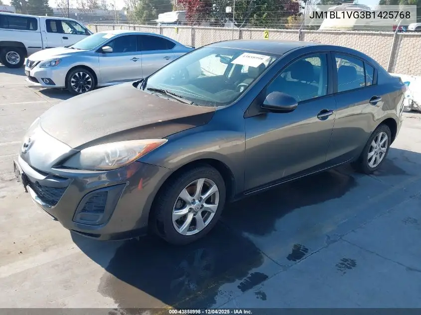 JM1BL1VG3B1425768 2011 Mazda Mazda3 I Touring