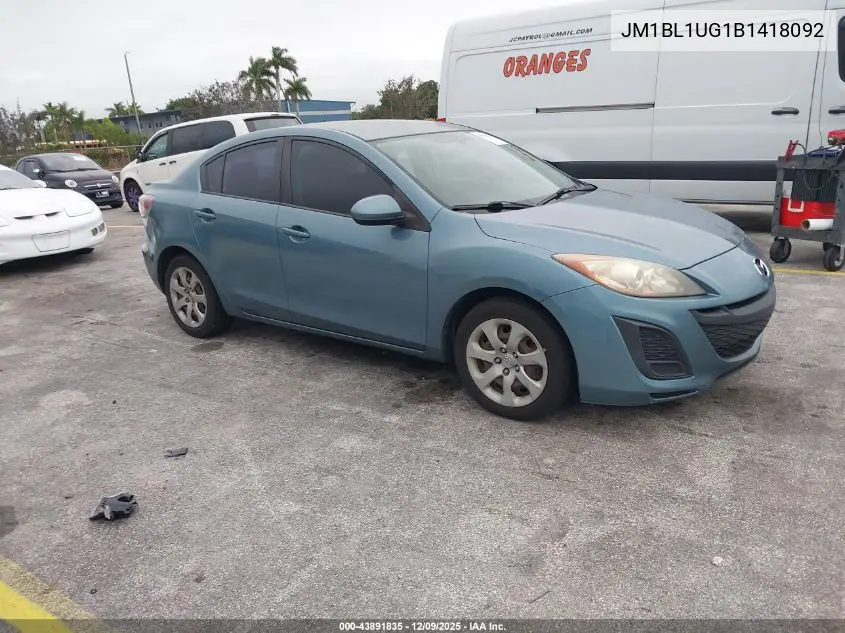 JM1BL1UG1B1418092 2011 Mazda Mazda3 I Sport
