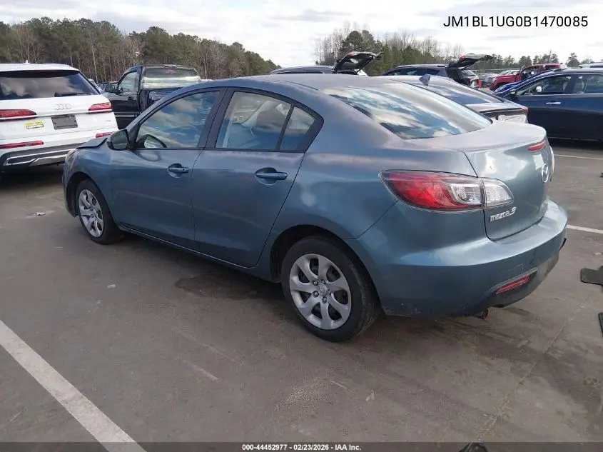JM1BL1UG0B1470085 2011 Mazda Mazda3 I Sport