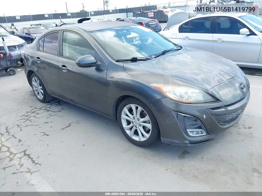 2011 Mazda Mazda3 VIN: JM1BL1U65B1419799 Lot: 45051364