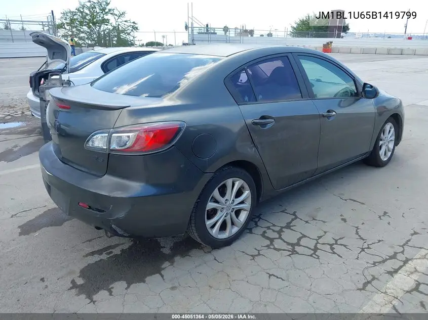 2011 Mazda Mazda3 VIN: JM1BL1U65B1419799 Lot: 45051364