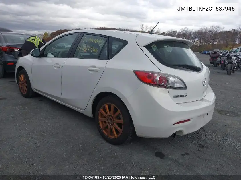JM1BL1KF2C1637946 2012 Mazda 3 I