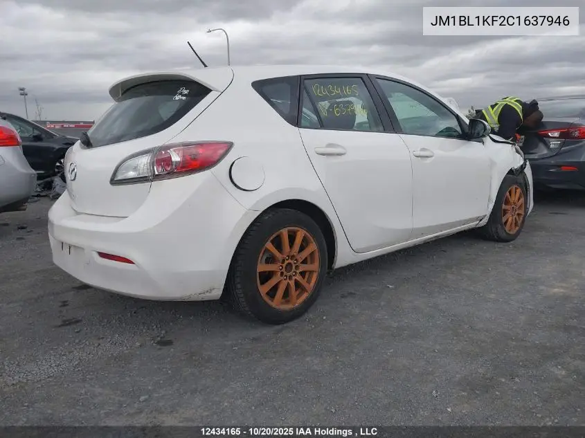 JM1BL1KF2C1637946 2012 Mazda 3 I