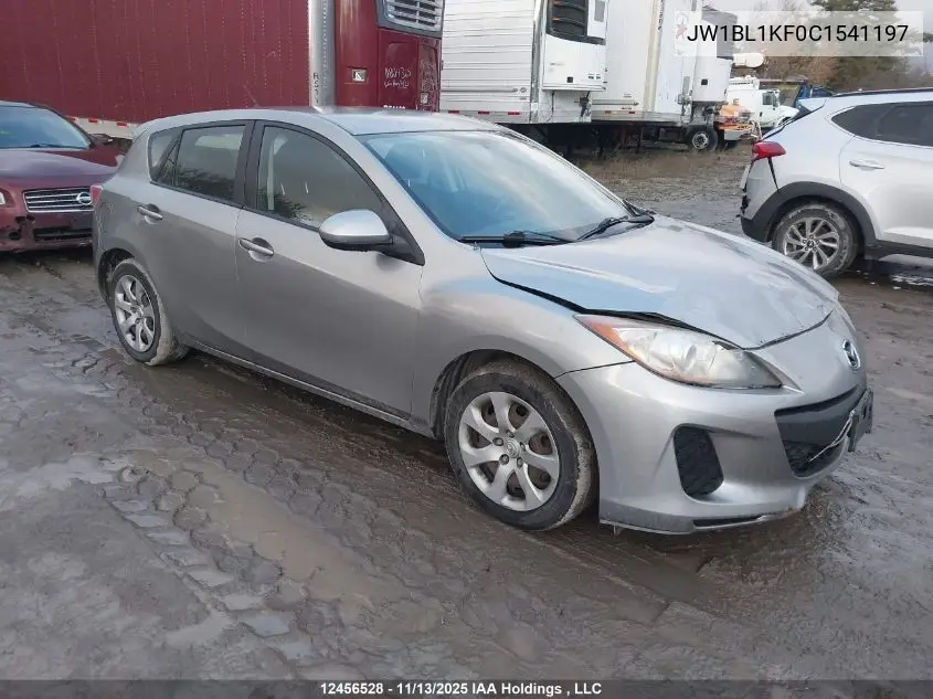JW1BL1KF0C1541197 2012 Mazda Mazda3 Hatchback
