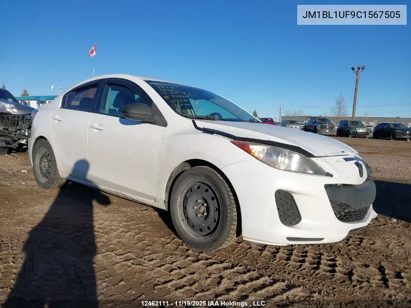 JM1BL1UF9C1567505 2012 Mazda Mazda3 Gx