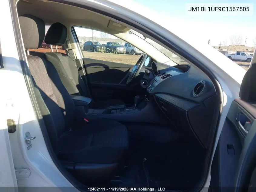 JM1BL1UF9C1567505 2012 Mazda Mazda3 Gx