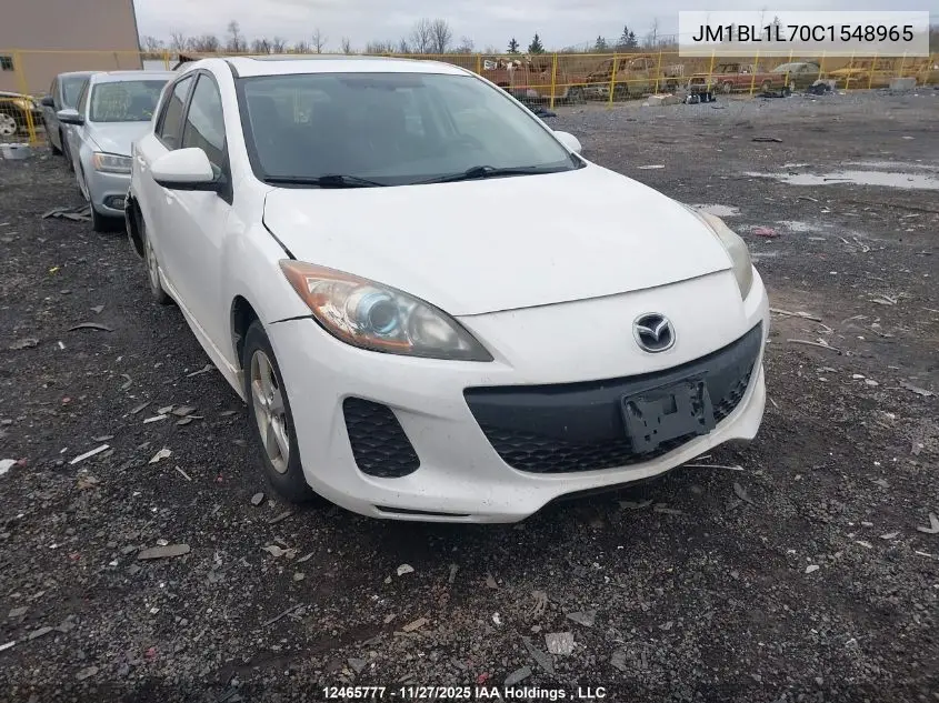 JM1BL1L70C1548965 2012 Mazda Mazda3 Gs-Sky