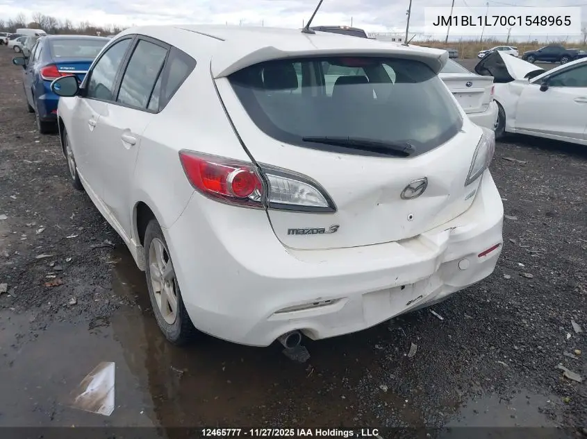 JM1BL1L70C1548965 2012 Mazda Mazda3 Gs-Sky