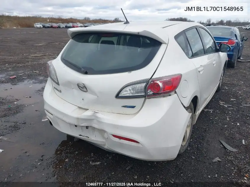 JM1BL1L70C1548965 2012 Mazda Mazda3 Gs-Sky