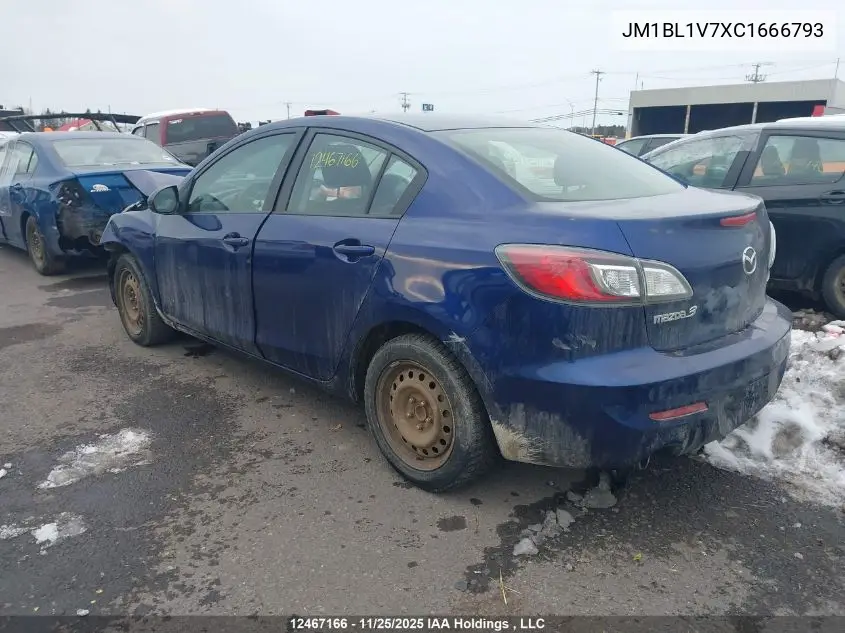 JM1BL1V7XC1666793 2012 Mazda Mazda3 Gs-Sky