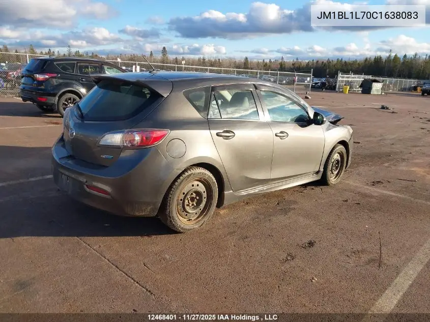JM1BL1L70C1638083 2012 Mazda 3 I
