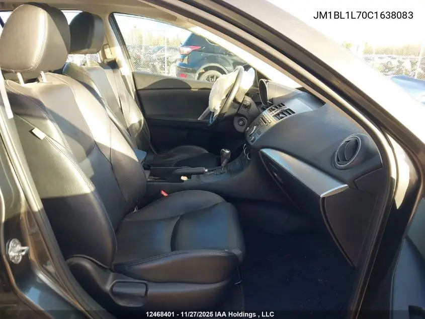 JM1BL1L70C1638083 2012 Mazda 3 I