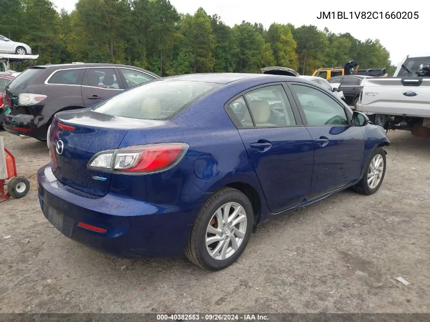 2012 Mazda Mazda3 I Touring VIN: JM1BL1V82C1660205 Lot: 40382553