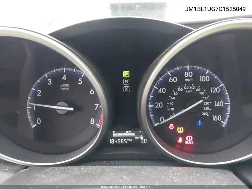 JM1BL1UG7C1525049 2012 Mazda Mazda3 I Sport