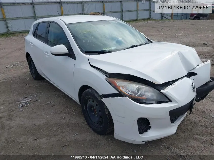 JM1BL1KF0D1729655 2013 Mazda Mazda3