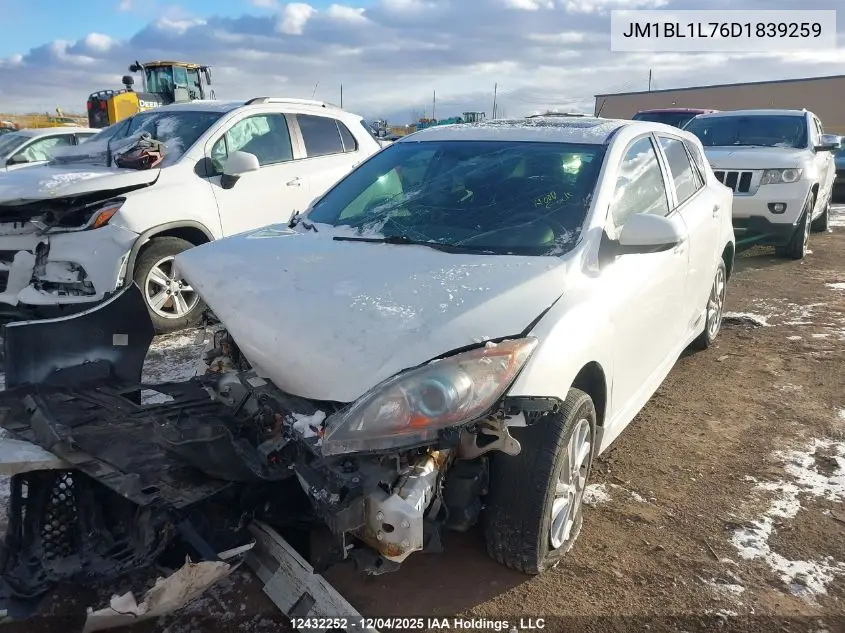 JM1BL1L76D1839259 2013 Mazda 3 Mazda