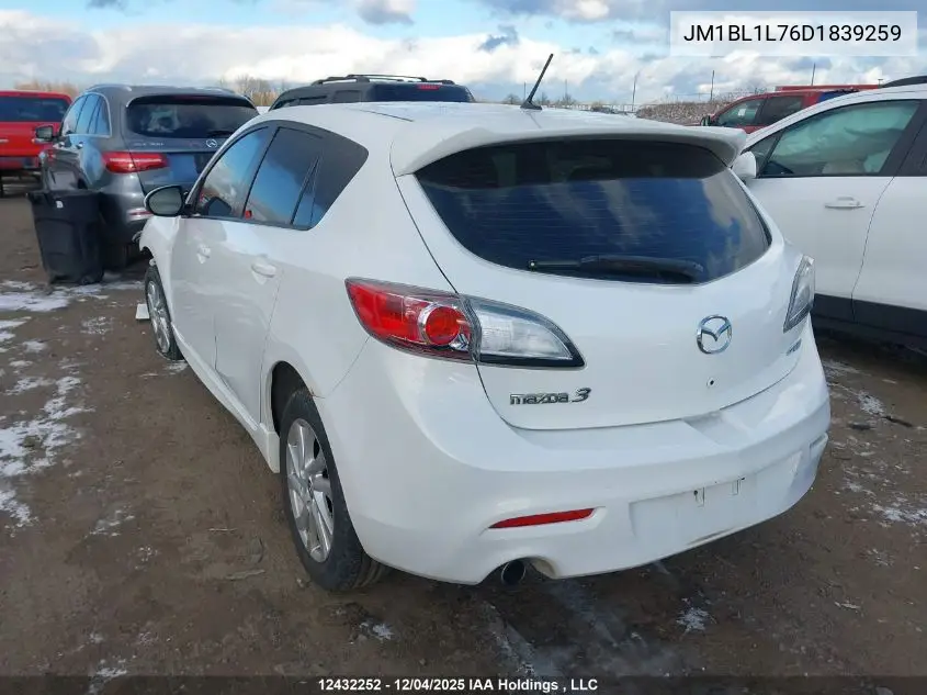 JM1BL1L76D1839259 2013 Mazda 3 Mazda