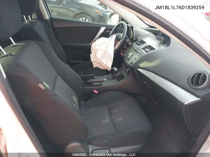 JM1BL1L76D1839259 2013 Mazda 3 Mazda