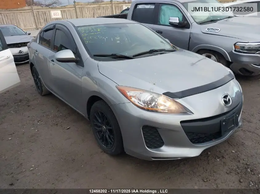 JM1BL1UF3D1732580 2013 Mazda 3 I