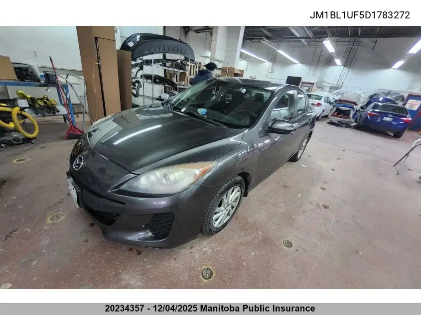 JM1BL1UF5D1783272 2013 Mazda 3 Mazda Gx