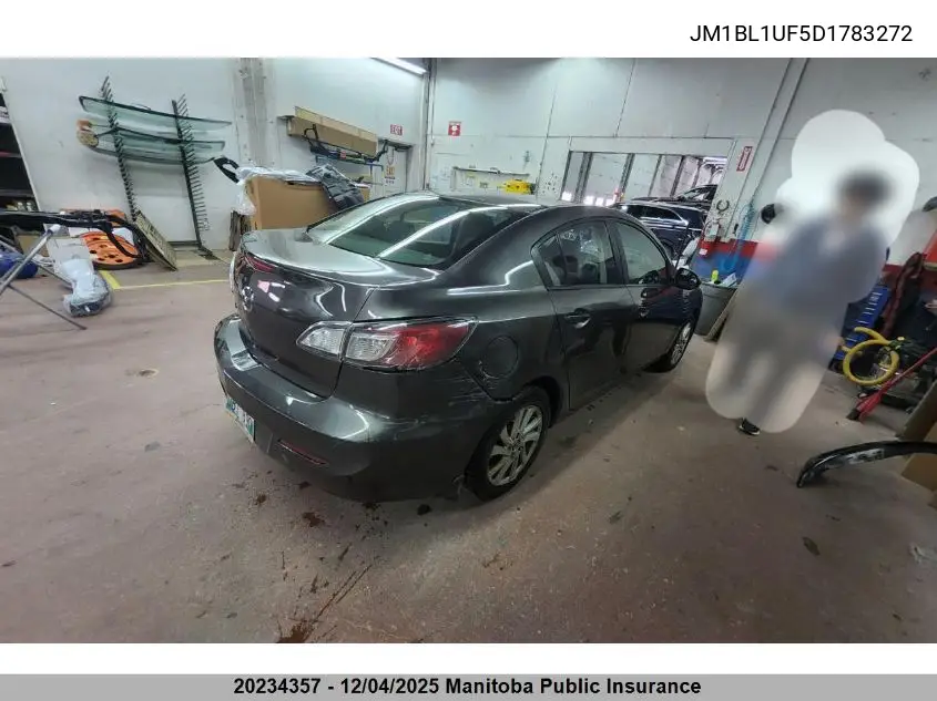 JM1BL1UF5D1783272 2013 Mazda 3 Mazda Gx