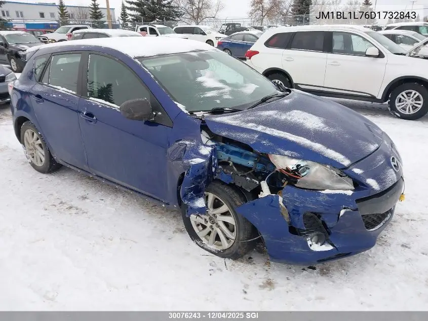 JM1BL1L76D1732843 2013 Mazda 3 I