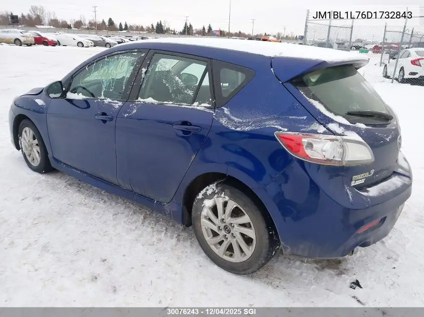 JM1BL1L76D1732843 2013 Mazda 3 I