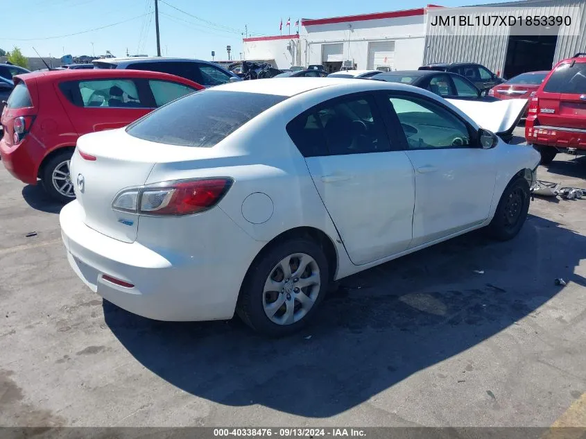 JM1BL1U7XD1853390 2013 Mazda 3 I