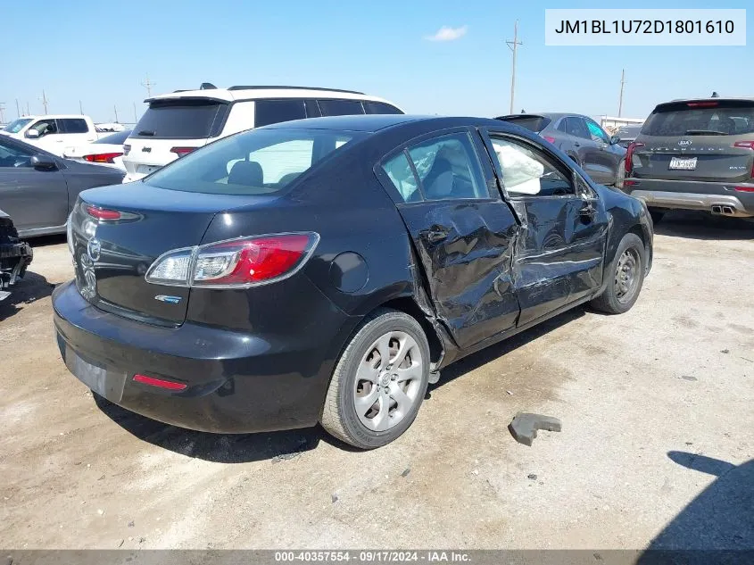 JM1BL1U72D1801610 2013 Mazda Mazda3 I Sport