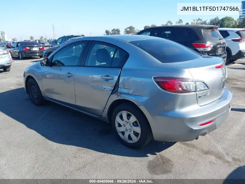 2013 Mazda Mazda3 I Sv VIN: JM1BL1TF5D1747566 Lot: 40405666