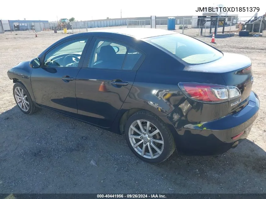 2013 Mazda Mazda3 I Sv VIN: JM1BL1TGXD1851379 Lot: 40441956