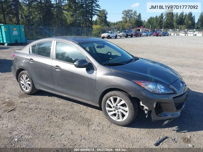 JM1BL1VP7D1777092 2013 Mazda Mazda3 I Touring