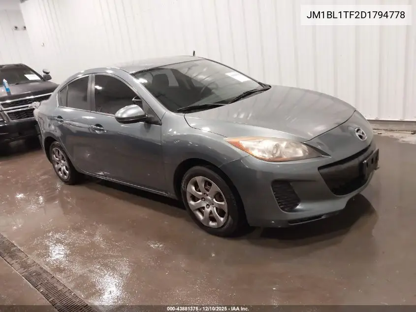 JM1BL1TF2D1794778 2013 Mazda Mazda3 I Sv