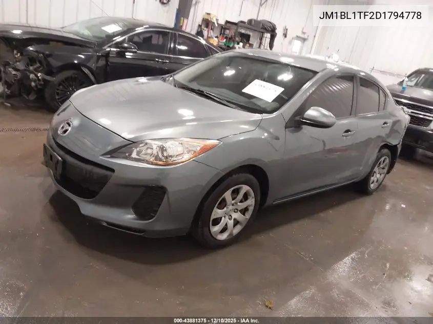 JM1BL1TF2D1794778 2013 Mazda Mazda3 I Sv