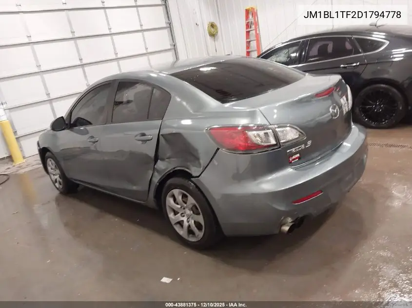JM1BL1TF2D1794778 2013 Mazda Mazda3 I Sv