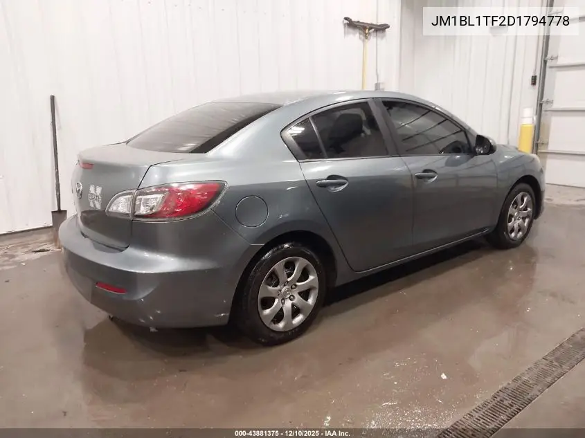 JM1BL1TF2D1794778 2013 Mazda Mazda3 I Sv