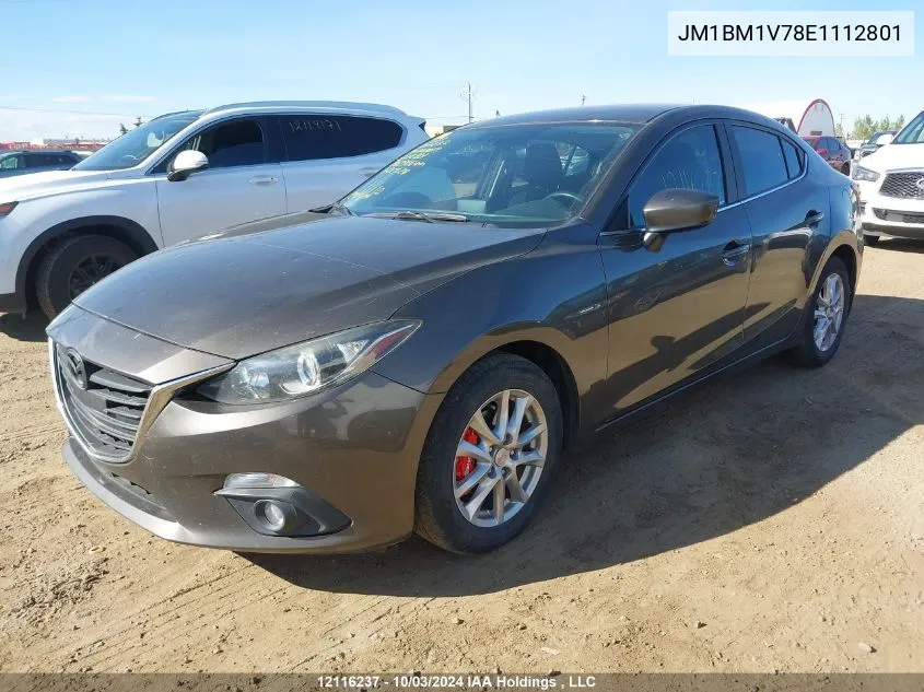 JM1BM1V78E1112801 2014 Mazda Mazda3