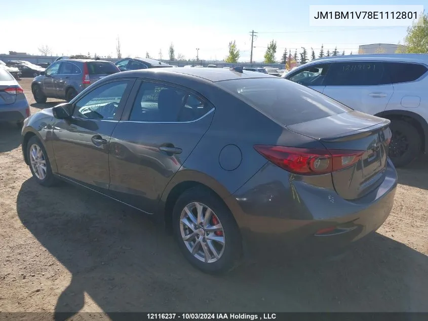 JM1BM1V78E1112801 2014 Mazda Mazda3