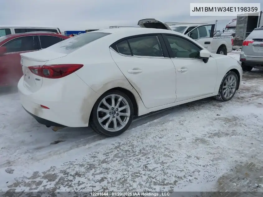 JM1BM1W34E1198359 2014 Mazda Mazda3 Gt-Sky