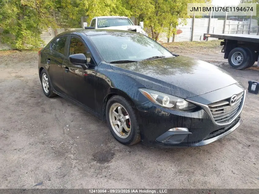 JM1BM1U76E1194674 2014 Mazda Mazda3 Gx-Sky