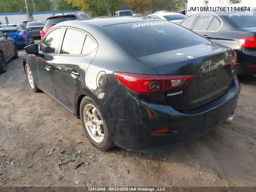 JM1BM1U76E1194674 2014 Mazda Mazda3 Gx-Sky