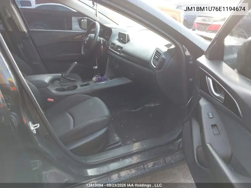 JM1BM1U76E1194674 2014 Mazda Mazda3 Gx-Sky