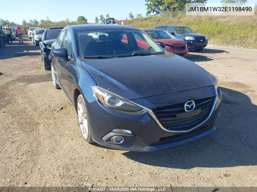 JM1BM1W32E1198490 2014 Mazda 3 Grand Touring