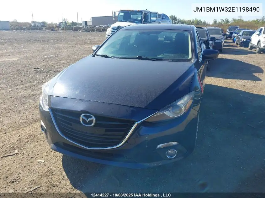 JM1BM1W32E1198490 2014 Mazda 3 Grand Touring