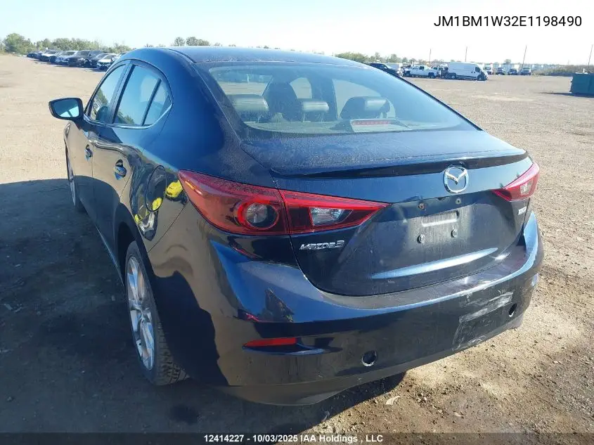 JM1BM1W32E1198490 2014 Mazda 3 Grand Touring