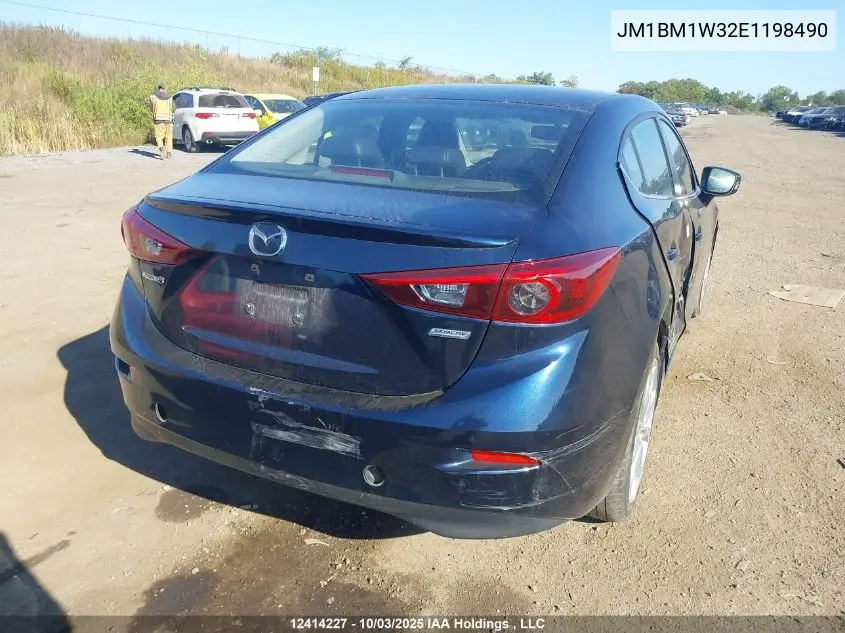 JM1BM1W32E1198490 2014 Mazda 3 Grand Touring