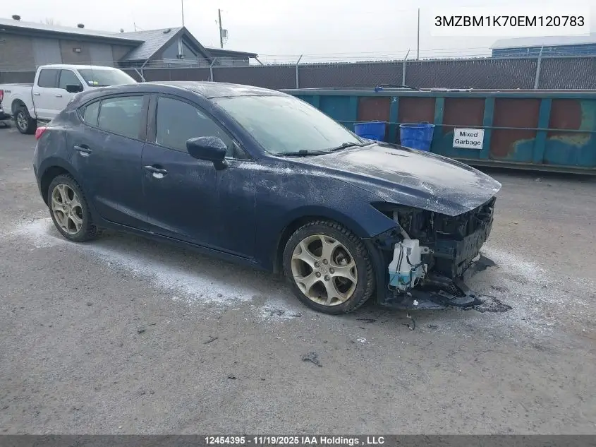 3MZBM1K70EM120783 2014 Mazda Mazda3 Gx-Sky