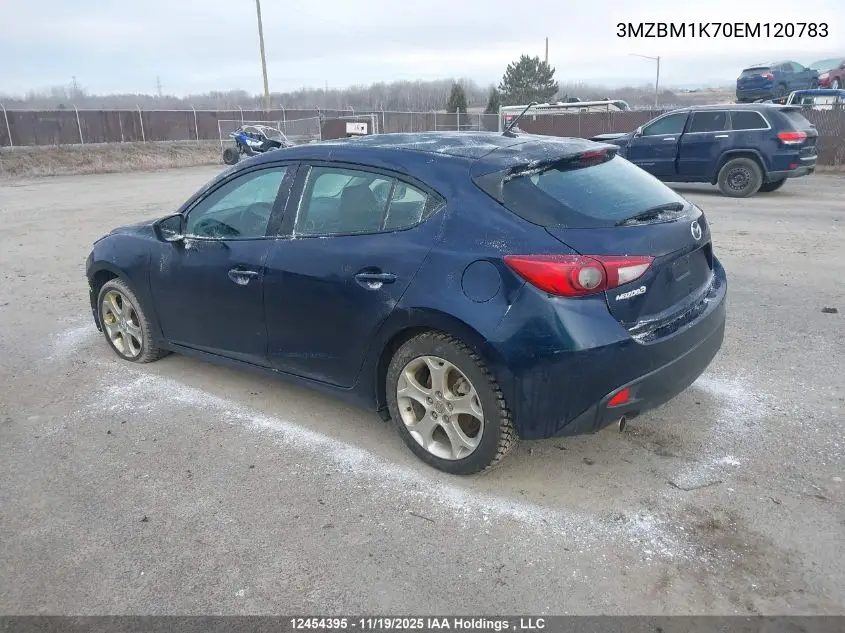 3MZBM1K70EM120783 2014 Mazda Mazda3 Gx-Sky